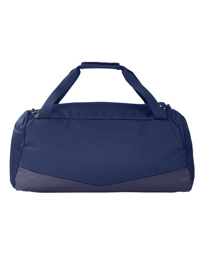Under Armour Undeniable 5.0 MD Duffel Bag 1369223 #color_Midnight Navy/ Metallic Silver