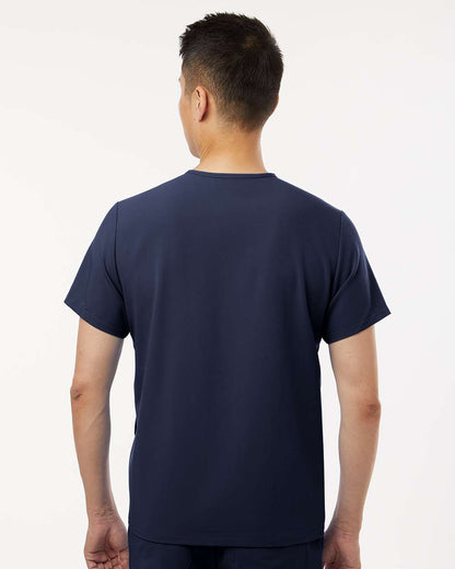 Jaanuu Men's Platt 3-Pocket Scrub V-Neck Top M10002 #colormdl_Midnight Navy
