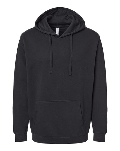 LAT Unisex Elevated Fleece Hoodie Sweatshirt 6926 #color_Black