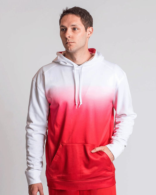 Badger Ombre Hooded Sweatshirt 1403