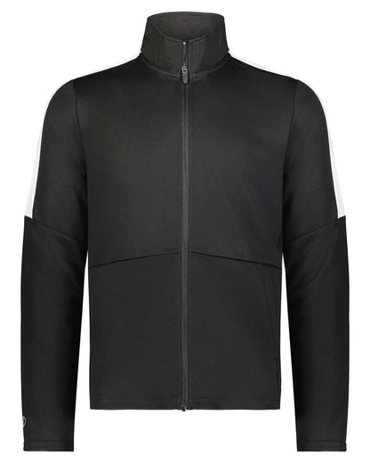 Holloway Men's Tall Crosstown Jacket 223530T #color_Black/ White