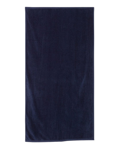 Q-Tees Velour Beach Towel QV3060 #color_Navy