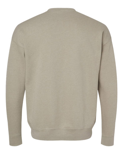 BELLA + CANVAS Unisex Sponge Fleece Drop Shoulder Crewneck Sweatshirt 3945 #color_Heather Stone