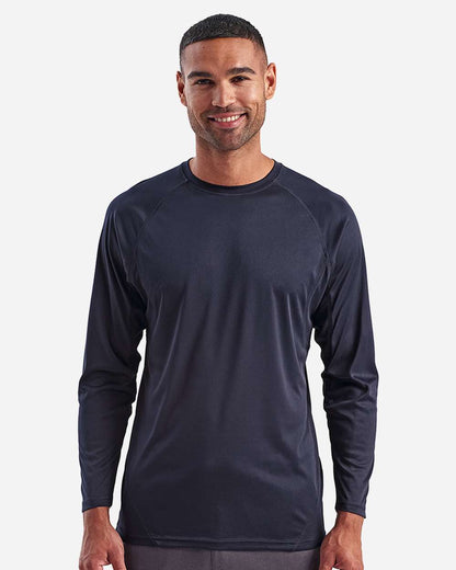 TriDri Unisex Panelled Long Sleeve Tech T-Shirt TD050 #colormdl_French Navy