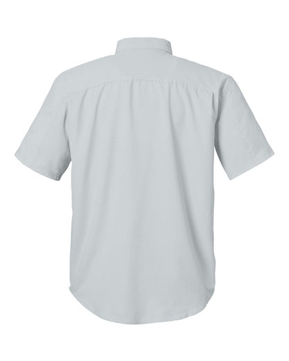 HUK Men's Tide Point Short Sleeve Shirt H150171 #color_Harbor Mist