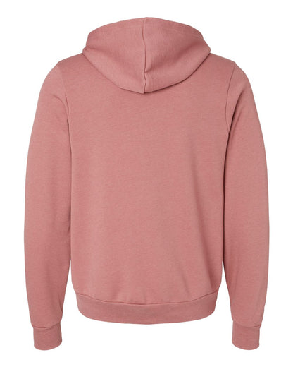 BELLA + CANVAS Sponge Fleece Full-Zip Hoodie 3739 #color_Heather Mauve