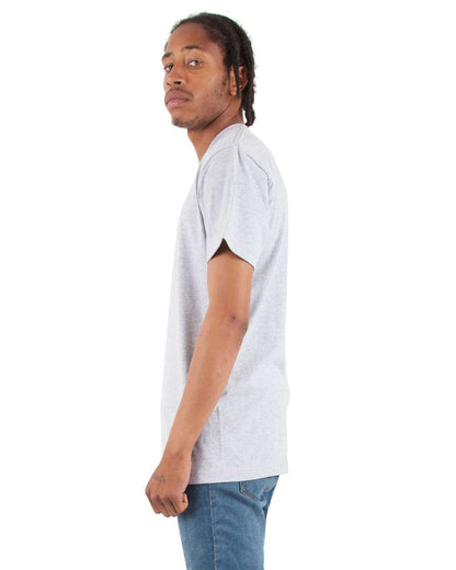 Shaka Wear Unisex V-Neck T-Shirt SHVEE #colormdl_Heather Grey