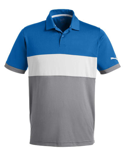 Puma Golf Men's Cloudspun Highway Polo 538930 #color_Bright Cobalt/ High Rise