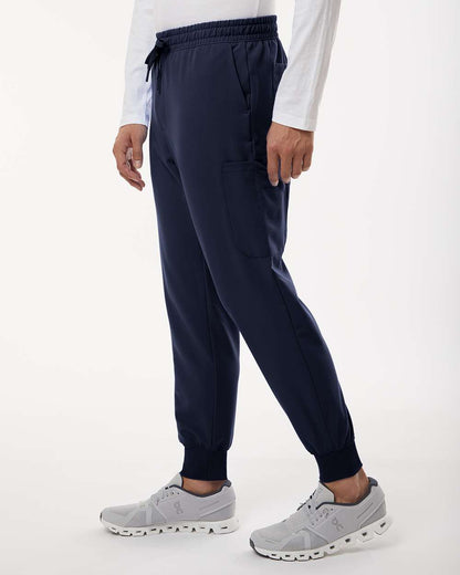 Jaanuu Men's Osmo 8-Pocket Scrub Joggers M20002 #colormdl_Midnight Navy