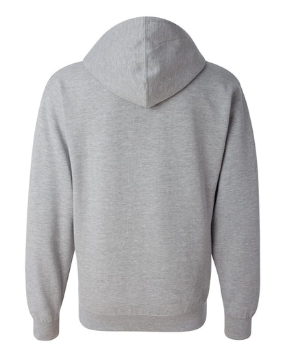 Independent Trading Co. Unisex Midweight Full-Zip Hooded Sweatshirt SS4500Z #color_Grey Heather