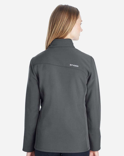 Spyder Women's Transport Soft Shell Jacket 187337 #colormdl_Polar/ White