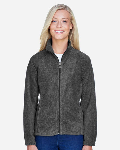 Harriton Women's Full-Zip Fleece M990W #colormdl_Charcoal