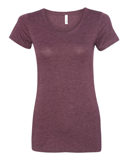 BELLA + CANVAS Women's Triblend Tee 8413 #color_Maroon Triblend