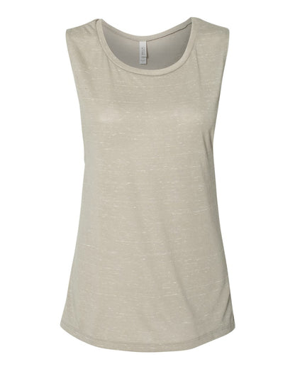 BELLA + CANVAS Women's Flowy Scoop Muscle Tank 8803 #color_Stone Marble