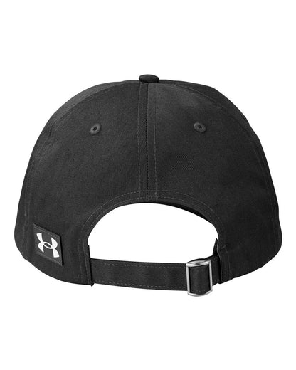 Under Armour Team Chino Cap 1369785 #color_Black/ Black/ White