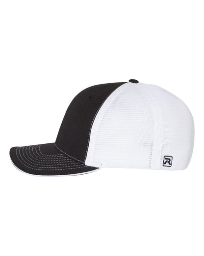 Richardson Pulse Sportmesh R-Flex Cap 172 #color_Black/ White Split