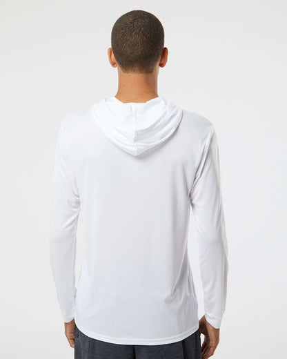 Paragon Unisex Bahama Performance Hooded Long Sleeve T-Shirt 220 #colormdl_White