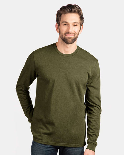 Next Level CVC Long Sleeve T-Shirt 6211 #colormdl_Military Green