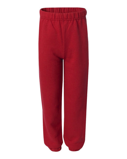 JERZEES Youth NuBlend® Sweatpants 973BR #color_True Red