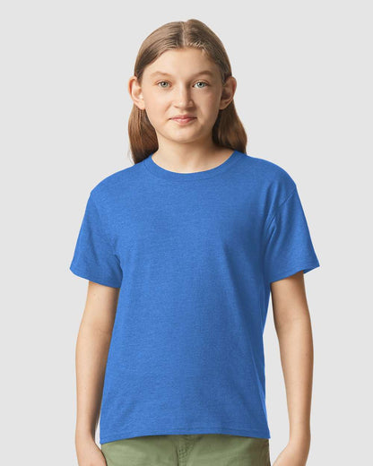 Gildan Youth Softstyle® CVC T-Shirt 64000BCVC #colormdl_Royal Mist