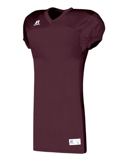 Russell Athletic Unisex Jersey With Side Inserts S8623M #color_Maroon