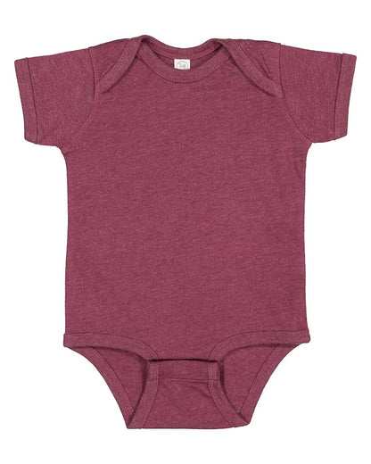 Rabbit Skins Infant Fine Jersey Bodysuit 4424 #color_Vintage Burgundy