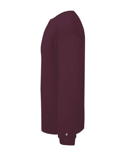 Badger Men's Ultimate SoftLock™ Long Sleeve T-Shirt 4004 #color_Maroon