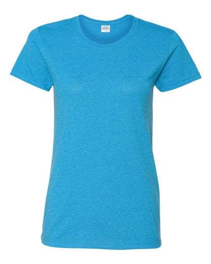 Gildan Women's Heavy Cotton™ T-Shirt 5000L #color_Heather Sapphire