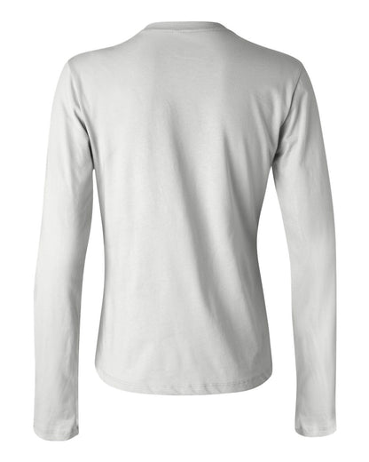 BELLA + CANVAS Women’s Jersey Long Sleeve Tee 6500 #color_White