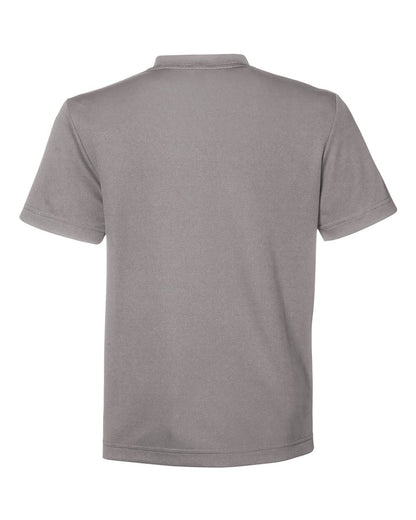 Team 365 Youth Zone Performance Mesh T-Shirt TT15Y #color_Sport Graphite