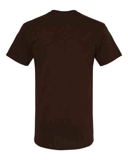 M&O Men's Gold Soft Touch T-Shirt 4800 #color_Chocolate