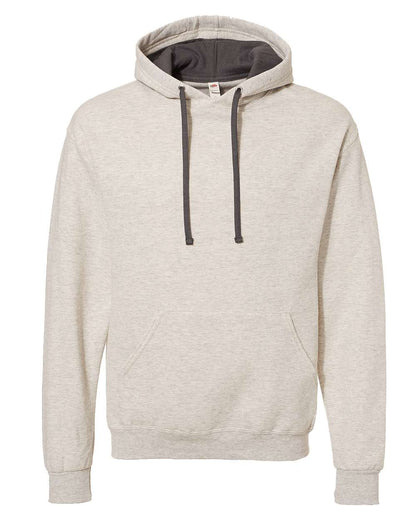 Fruit of the Loom Sofspun® Hooded Sweatshirt SF76R #color_Oatmeal Heather
