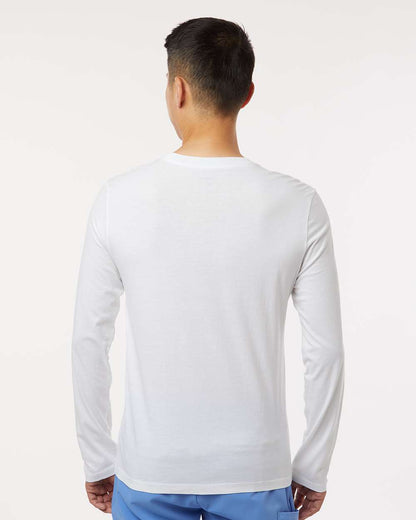 Jaanuu Men's RegenX Cotton Underscrub Long Sleeve T-Shirt M30002U #colormdl_White