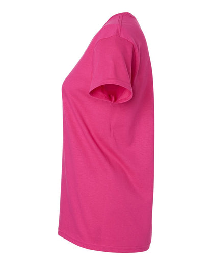 Gildan Women's Ultra Cotton® T-Shirt 2000L #color_Heliconia