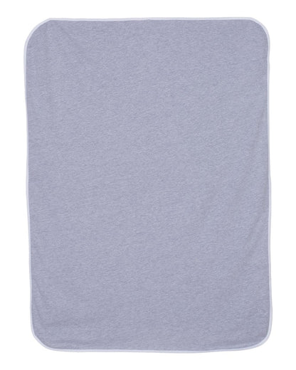 Rabbit Skins Premium Jersey Infant Blanket 1110 #color_Heather/ White
