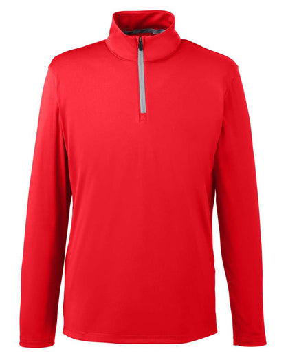 Puma Golf Men's Icon Quarter-Zip Pullover 596807 #color_High Risk Red
