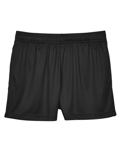 Team 365 Women's Zone Performance Shorts TT11SHW #color_Black