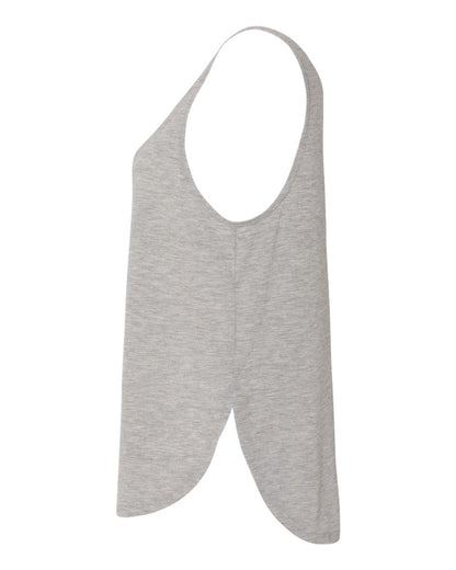 BELLA + CANVAS Women's Flowy Tank with Side Slit 8802 #color_Athletic Heather