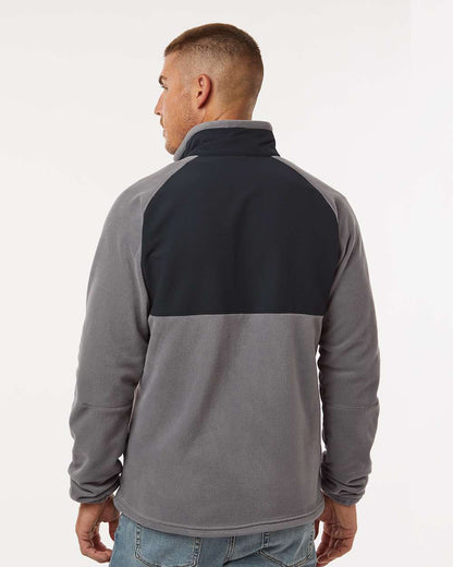 Columbia Men's Sage Peak™ Fleece Full-Zip Jacket 209578 #colormdl_City Grey/ Black