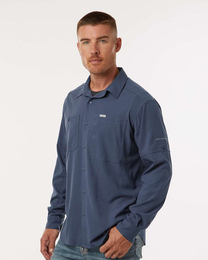 Columbia Men's Silver Ridge™ Utility Lite Pocket Shirt 201293 #colormdl_Dark Mountain