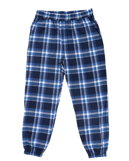 Burnside Flannel Jogger 8810 #color_Blue/ White