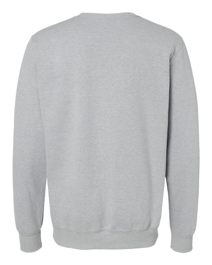 JERZEES Unisex Eco™ Premium Blend Ring-Spun Crewneck Sweatshirt 701MR #color_Frost Grey Heather