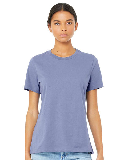 BELLA + CANVAS Women’s Relaxed Jersey Tee 6400 #colormdl_Lavender Blue