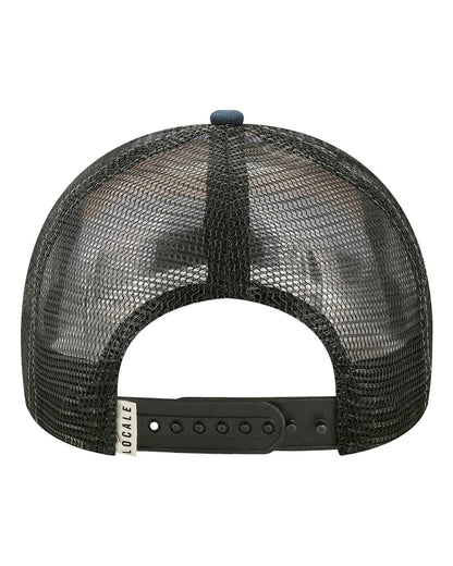 LOCALE Trucker Cap 5PTKR #color_Sunset Hills/ Teal