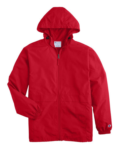 Champion Unisex Full-Zip Anorak Jacket CO125 #color_Scarlet
