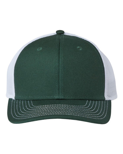The Game Everyday Trucker Cap GB452E #color_Dark Green/ White