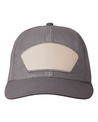Big Accessories Homestead Mesh Trucker Cap BA682 #color_Dark Charcoal/ Dark Charcoal