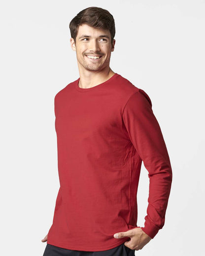 Russell Athletic Unisex Combed Ringspun Long Sleeve T-Shirt 600LRUS #colormdl_True Red