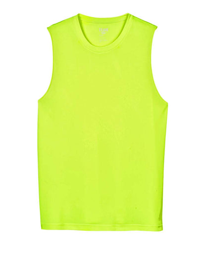 Team 365 Men's Zone Performance Muscle T-Shirt TT11M #color_Safety Yellow