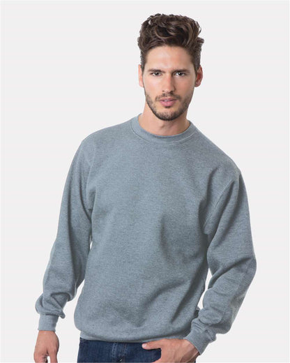 Bayside USA-Made Crewneck Sweatshirt 1102 #colormdl_Dark Ash